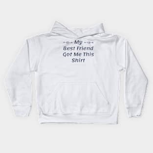 Best Friend Kick Me Prank Kids Hoodie